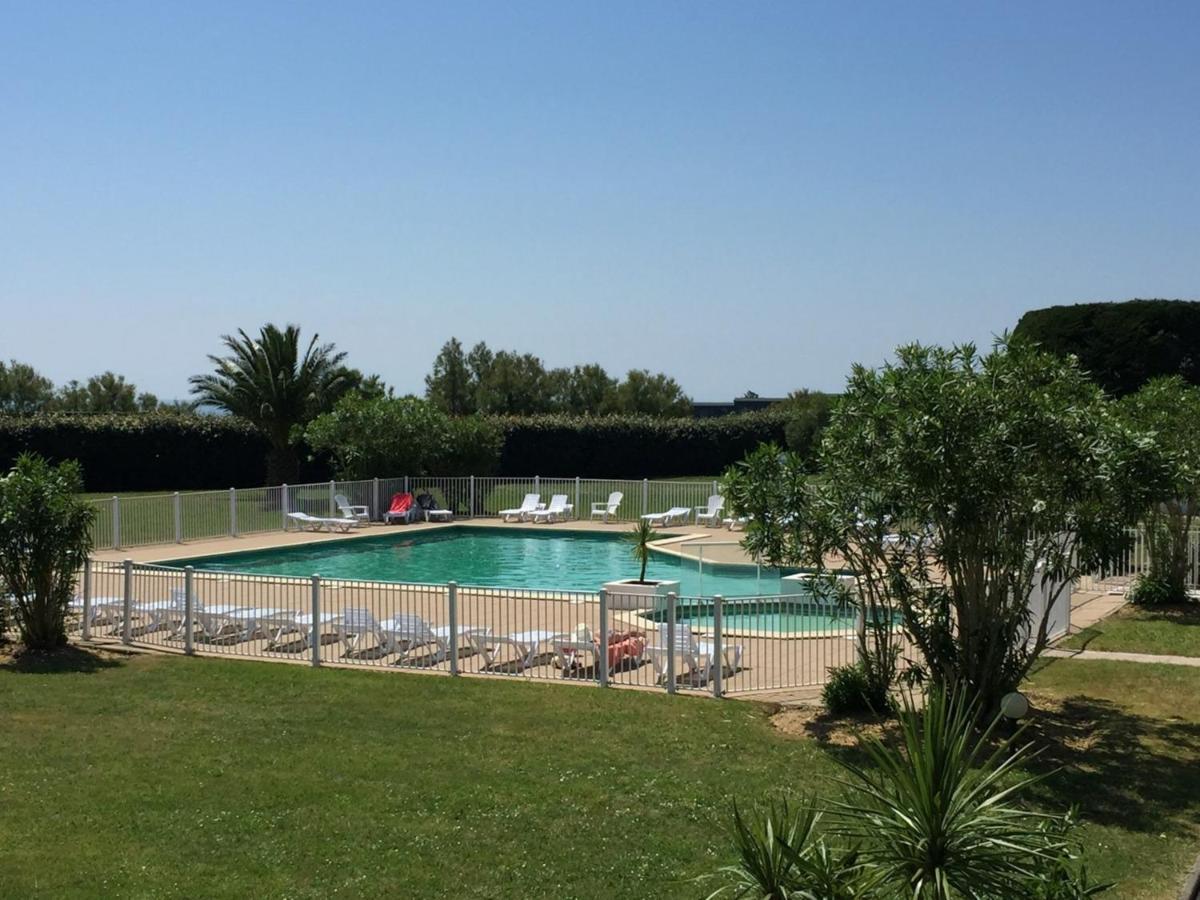 Apercu Mer: Bel Appartement Avec Piscine, Tennis Et Proche Plage - Fr-1-3-450 Bidart Bagian luar foto